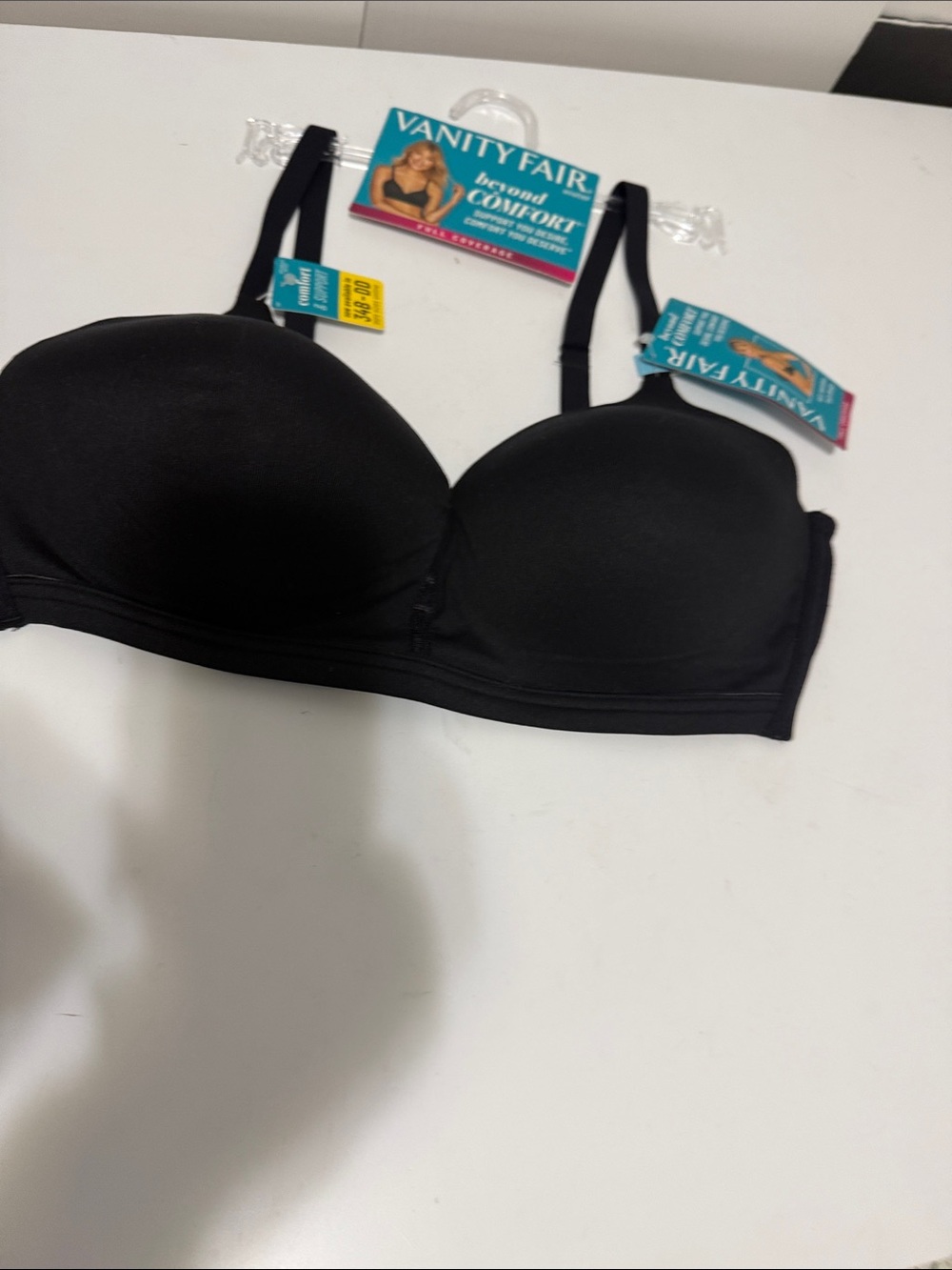 Vanity Fair Black Smooth Molded Comfort Bra